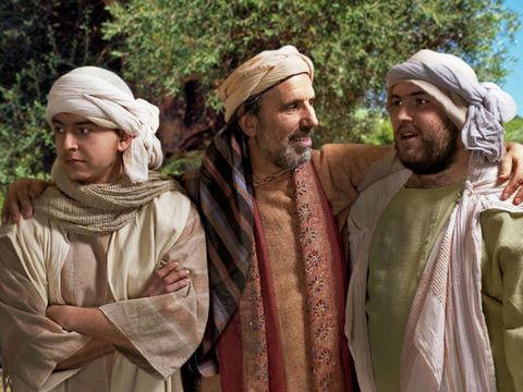 Parábola, el padre manda a sus dos hijos a la viña