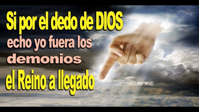 YO ECHO LOS DEMONIOS CON EL DEDO DE DIOS