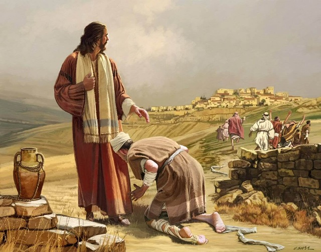 DIEZ LEPROSOS, PIDEN MISERICORDIA