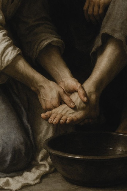 YO, EL MAESTRO, OS HE LAVADO LOS PIES