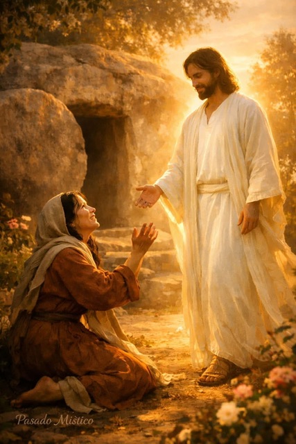 MARÍA MAGDALENA, VIO A JESÚS RESUCITADO, LA PRIMERA