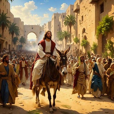 JESÚS SE ENTREGA A NOSOTROS, POR AMOR, DOMINGO DE RAMOS