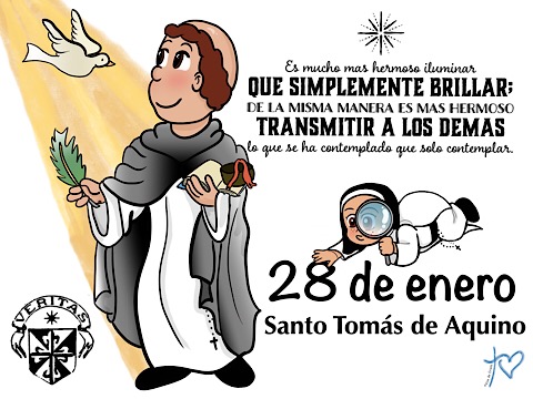 28 de Enero - Fiesta de Santo Tomás de Aquino, OP