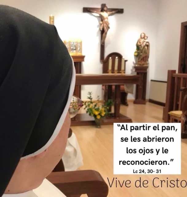 Hoy el reto del Amor es que vayas a una Eucaristía y Le pidas reconocerle tal cual es